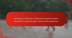 Formazione a Pistol per un’Offensiva Giovanile Versatile: Adattabilità, Opzioni di gioco, Decisioni del quarterback